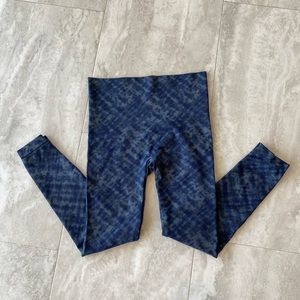 SPANX Navy Patterned Leggings